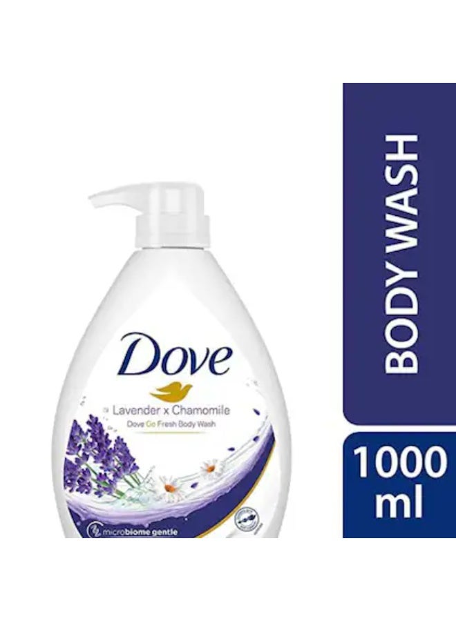 DOVE Go Fresh Relaxing Body Wash Lavender X Chamomile (1000 ml) - Image 3